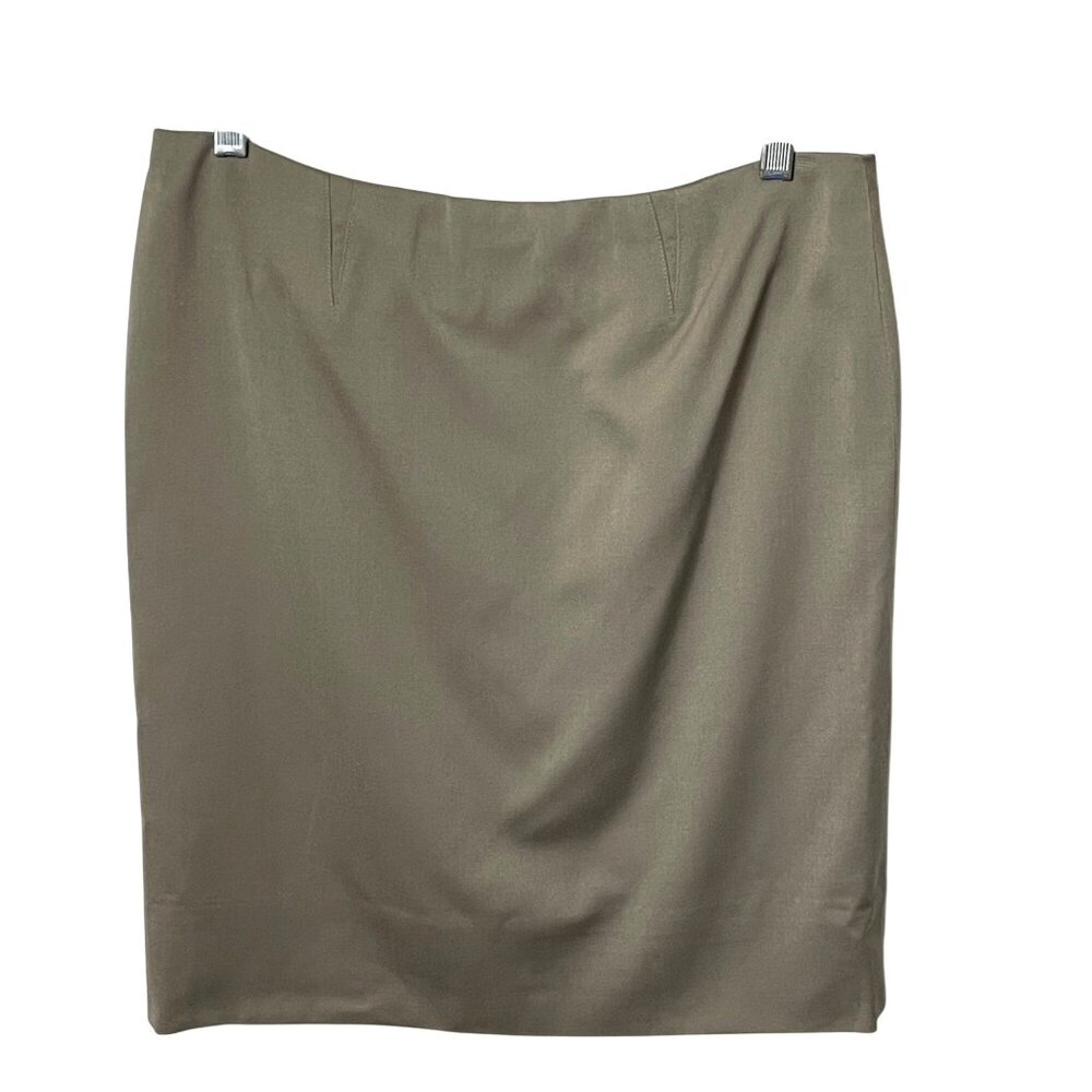 Vintage Louis Feraud Women's Pencil Skirt Size 6 Lined 100% New Wool W. Germany